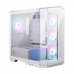 MSI MAG PANO M100R PZ / WHITE RGB Tempered Glass Mini Tower Micro-ATX Case with PROJECT ZERO Support — White