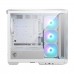 MSI MAG PANO M100R PZ / WHITE RGB Tempered Glass Mini Tower Micro-ATX Case with PROJECT ZERO Support — White