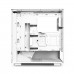 NZXT H5 FLOW Tempered Glass Mid Tower ATX Case — Matte White