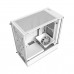 NZXT H5 FLOW Tempered Glass Mid Tower ATX Case — Matte White