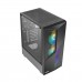 Raidmax MESHIAN X627 ARGB Tempered Glass Mid Tower ATX Case — Black