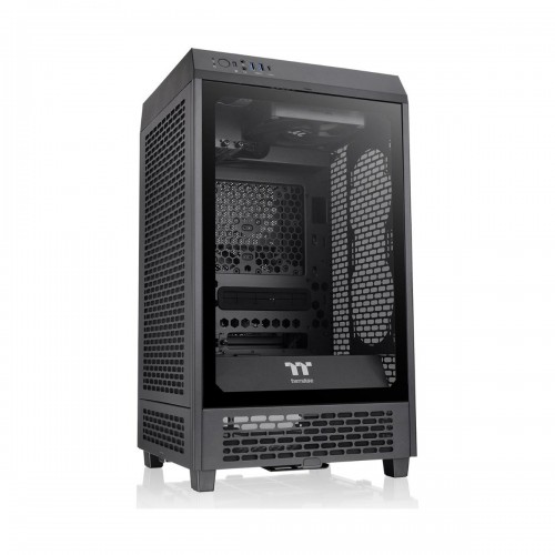 Thermaltake The Tower 200 Tempered Glass Mini Tower Mini ITX Case — Black