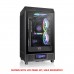 Thermaltake The Tower 200 Tempered Glass Mini Tower Mini ITX Case — Black
