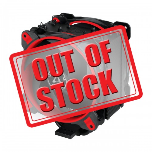 Arctic Freezer 34 eSports DUO Heatsink and Fan, Dual 120mm — Black and Red