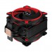 Arctic Freezer 34 eSports DUO Heatsink and Fan, Dual 120mm — Black and Red