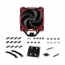 Arctic Freezer 34 eSports DUO Heatsink and Fan, Dual 120mm — Black and Red