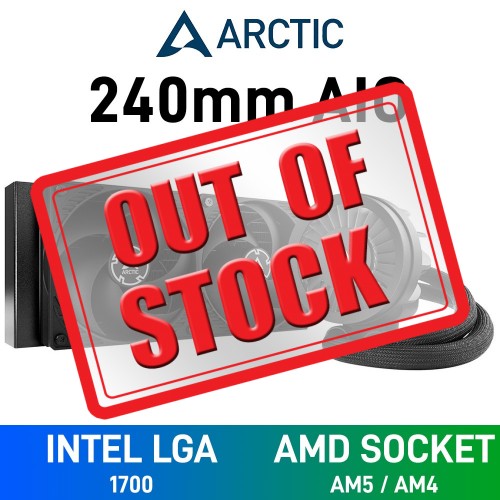 Arctic Liquid Freezer III 240 AIO Liquid Cooler, 240mm — Black