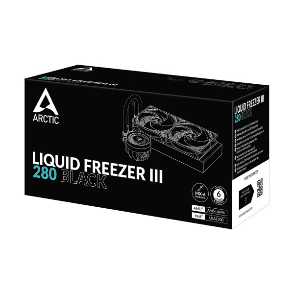 Arctic Liquid Freezer III 280 AIO Liquid Cooler, 280mm — Black