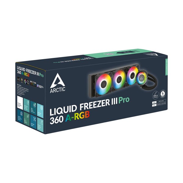 Arctic Liquid Freezer III PRO 360 ARGB AIO Liquid Cooler, 360mm