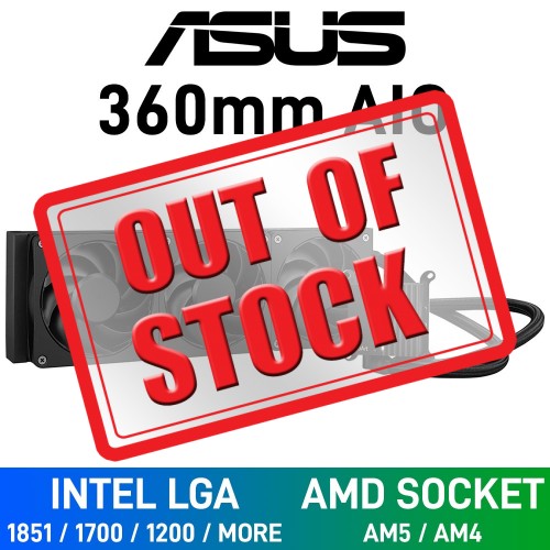 ASUS ProArt LC 360 AIO Liquid Cooler, 360mm — Black