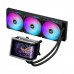 ASUS ROG RYUO IV 360 ARGB AIO Liquid Cooler with Curved Display, 360mm — Black ASUS ROG RYUO IV 360 ARGB AIO Liquid Cooler with Curved Display, 360mm — Black