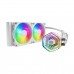 Cooler Master MasterLiquid 240 ATMOS ARGB AIO Liquid Cooler, 240mm — White