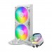 Cooler Master MasterLiquid 240 ATMOS ARGB AIO Liquid Cooler, 240mm — White
