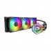 Cooler Master MasterLiquid 360 ATMOS ARGB AIO Liquid Cooler, 360mm — Black