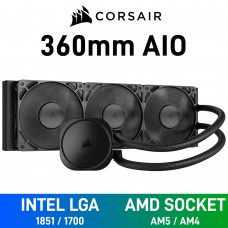 Corsair NAUTILUS 360 RS AIO Liquid Cooler, 360mm — Black