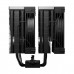 DEEPCOOL AK620 G2 CPU Heatsink and Fan with Wood Grain Top Cover, Dual 120mm — Black