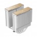 DEEPCOOL AK620 G2 WH CPU Heatsink and Fan with Wood Grain Top Cover, Dual 120mm — White