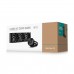 DEEPCOOL LE360 V2 ZERO DARK AIO Liquid Cooler, 360mm — Black