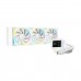 DEEPCOOL LM360 WH ARGB AIO Liquid Cooler with 2.4" IPS LCD Display, 360mm — White