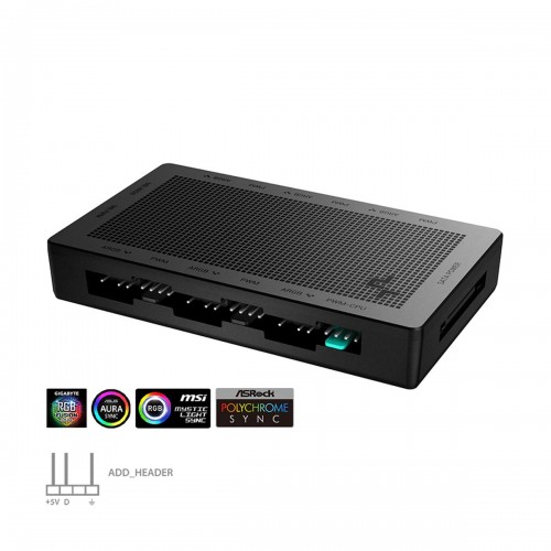 DeepCool SC790 2-in-1 6-Port ARGB & PWM Fan Hub