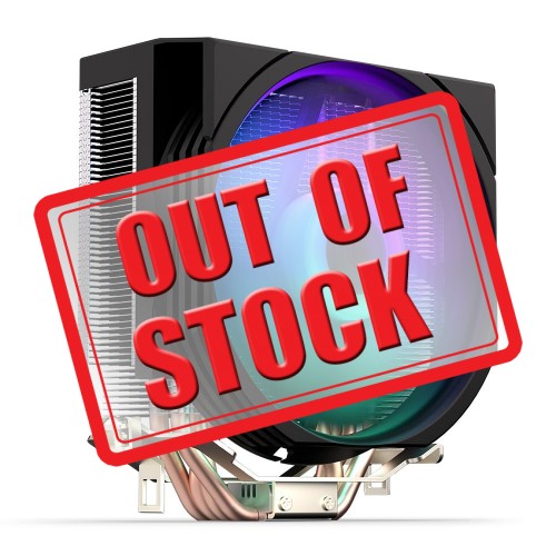 Endorfy SPARTAN 5 MAX ARGB CPU Heatsink and Fan, 120mm — Silver