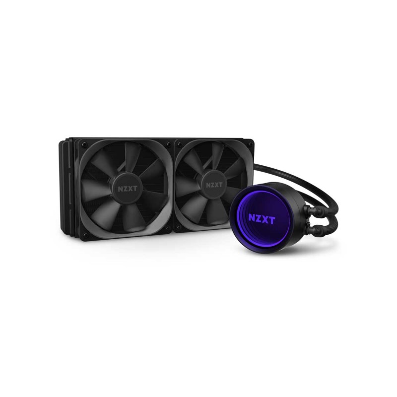 NZXT Kraken X53 (RLKRX5301) RGB AIO Liquid Cooler, 240mm — Black