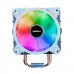 Raidmax AC1204 ARGB CPU Heatsink and Fan, 120mm — White