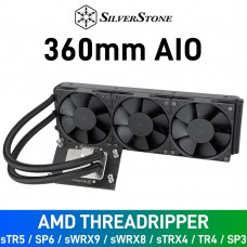 SilverStone XE360-TR5 AIO Liquid Cooler for AMD Threadripper, 360mm — Black SilverStone XE360-TR5 AIO Liquid Cooler for AMD Threadripper, 360mm — Black