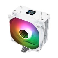 Thermalright ASSASSIN 120 VISION ARGB CPU Heatsink and Fan with Digital Display, 120mm — White