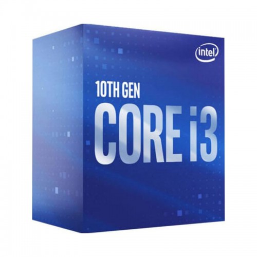 Intel Core i3-10320 Quad Core CPU with HyperThreading, LGA1200, 3.8GHz (4.6GHz Turbo)