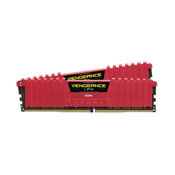Vengeance LPX DDR4 16GB(8GB 2枚セット) corsair-vengeance-lpx-red-1-