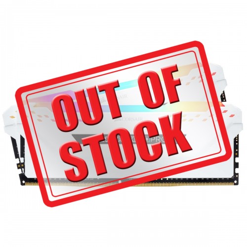 Corsair VENGEANCE RGB PRO 16GB (2 x 8GB) DDR4 DRAM 3600MHz CL18 1.35V CMW16GX4M2C3600C18W Memory Kit — White