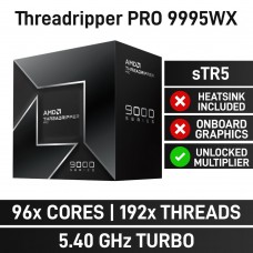 AMD Ryzen Threadripper PRO 9995WX 96-Core CPU, Socket sTR5, 2.5GHz (5.4GHz Boost)