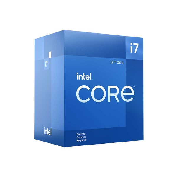 Intel Core i7-12700F 12 Core CPU with HyperThreading, No