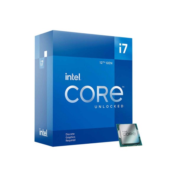 CPU Intel Core i7-12700KF CPU Intel Core i7-12700KF 12 Core CPU with HyperThreading, No Cooler