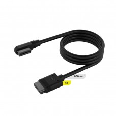 Corsair iCUE LINK 1x 600mm 90° Angled Cable — Black