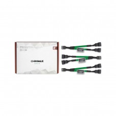 Noctua NA-SYC1 chromax.green Fan Y-Splitter Cables, Pack of 3 — Green [1 Left!]