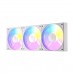 Antec CONNECT 120 REVERSE ARGB 120mm Fan with Reverse Airflow Design, Pack of 3 — White