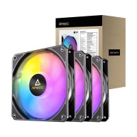 Antec P12 ARGB Case Fan Triple Pack, 120mm — Black
