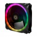Antec PRIZM ARGB 5+C Fan with Dual LED Ring Design, 5-Pack, 120mm — Black Antec PRIZM ARGB 5+C Fan with Dual LED Ring Design, 5-Pack, 120mm — Black