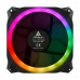 Antec PRIZM ARGB 5+C Fan with Dual LED Ring Design, 5-Pack, 120mm — Black Antec PRIZM ARGB 5+C Fan with Dual LED Ring Design, 5-Pack, 120mm — Black