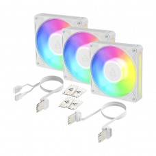 Arctic BioniX P12 ARGB 120mm Case Fan Triple Pack — White Arctic BioniX P12 ARGB 120mm Case Fan Triple Pack — White
