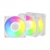Arctic BioniX P12 ARGB 120mm Case Fan Triple Pack — White Arctic BioniX P12 ARGB 120mm Case Fan Triple Pack — White