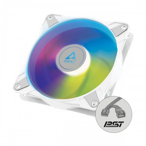 Arctic P12 PWM PST A-RGB 0dB High Static Pressure 120mm Fan — White