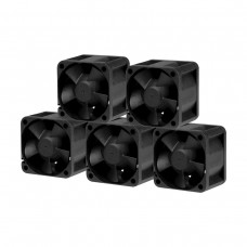 Arctic S4028-15K 15000RPM Server Fan, 5 Pack, 40mm — Black
