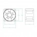 Arctic S4028-6K Single 6000RPM Server Fan, 40mm — Black