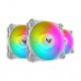 ASUS TUF GAMING TF120 High Airflow ARGB Fan, 3 Pack with Controller, 120mm Fan — White