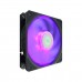 Cooler Master SICKLEFLOW 120 RGB High Airflow RGB Fan, 120mm Fan — Black