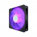 Cooler Master SICKLEFLOW 120 RGB High Airflow RGB Fan, 120mm Fan — Black