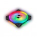 Corsair iCUE QL140 RGB LED PWM Fan, Black Frame, 2-Pack with Lighting Node CORE Controller, 140mm Fan Corsair iCUE QL140 RGB LED PWM Fan, Black Frame, 2-Pack with Lighting Node CORE Controller, 140mm Fan
